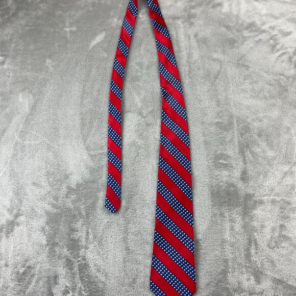 American Traditions USA Themed Men's Classic 100% Silk Neck Tie - Picture 4 of 6